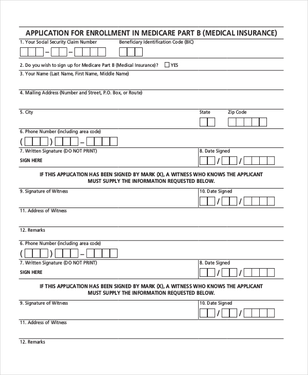 social security medicare application form1
