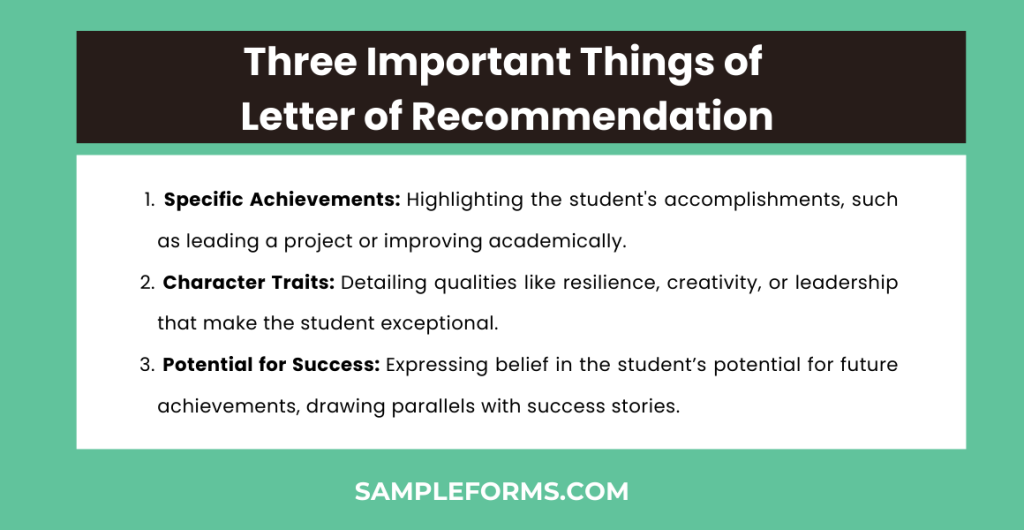 three important things to mention in a letter of recommendation 1024x530