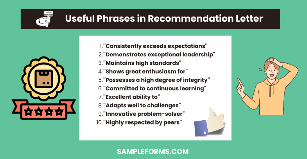 useful phrases in recommendation letter 1024x530