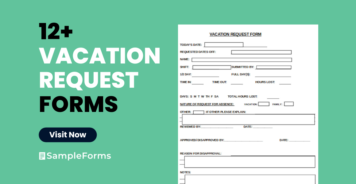 vacation request form