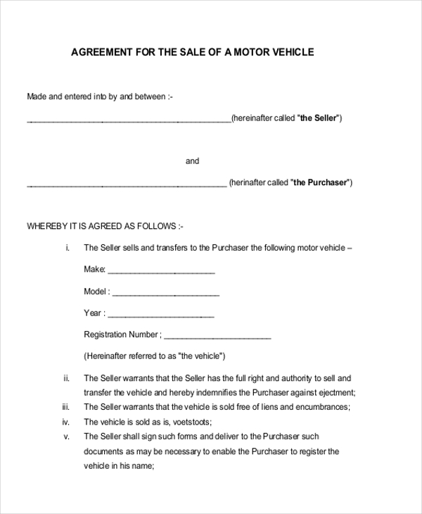 Buy Sell Agreement Template Free