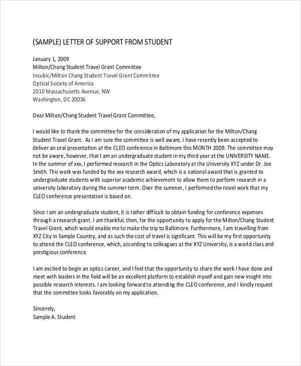FREE 13+ Recommendation Letter For Student Samples, PDF, Google Docs