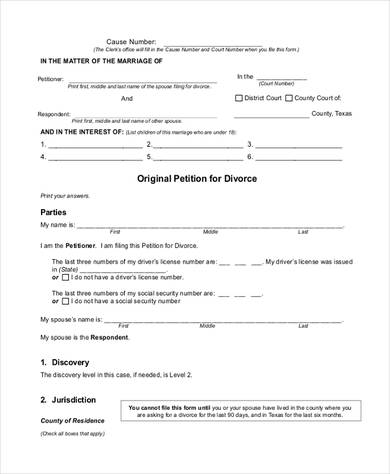 pin by carol allen on instruction petition for divorce divorce