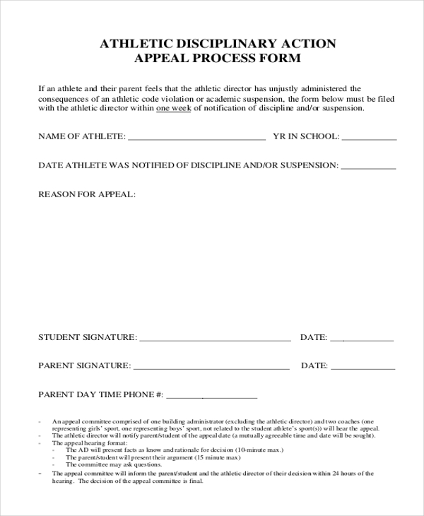FREE 9 Sample Disciplinary Action Forms In PDF MS Word