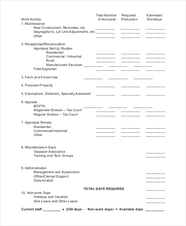 Free 7 Real Estate Appraisal Form Samples In Pdf Ms Word 7663