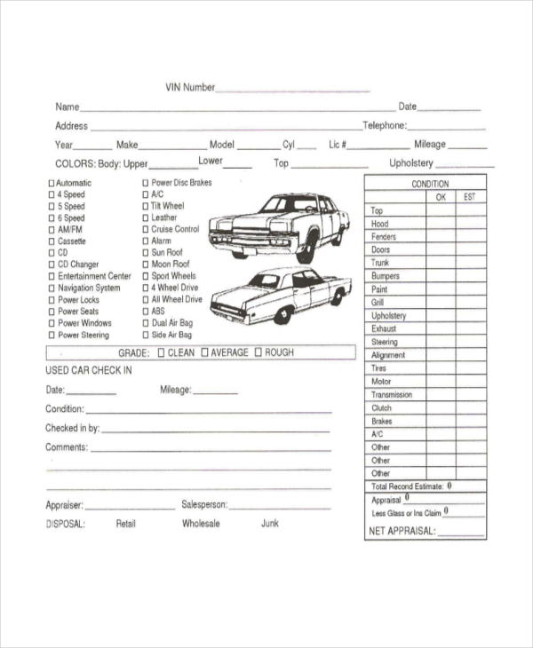 free-8-sample-car-appraisal-forms-in-pdf-ms-word