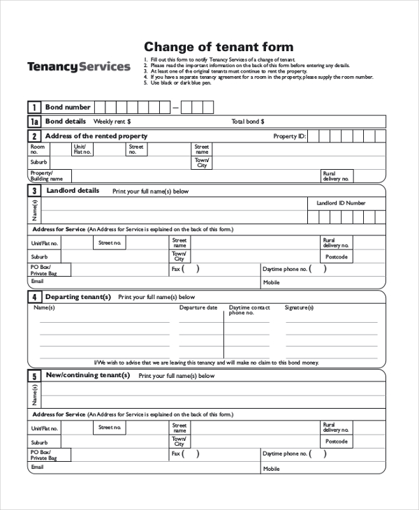 FREE 7+ Sample Tenancy Agreement Forms in MS Word PDF