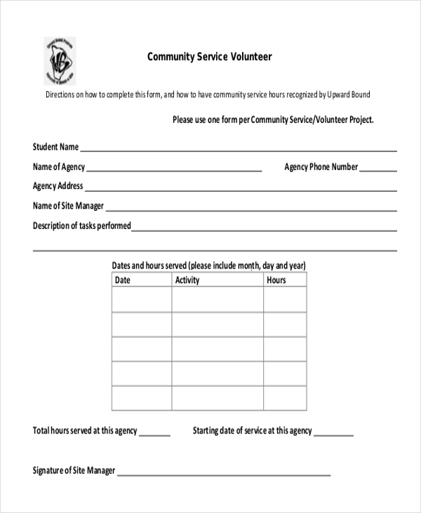 free-11-sample-community-service-forms-in-pdf-ms-word