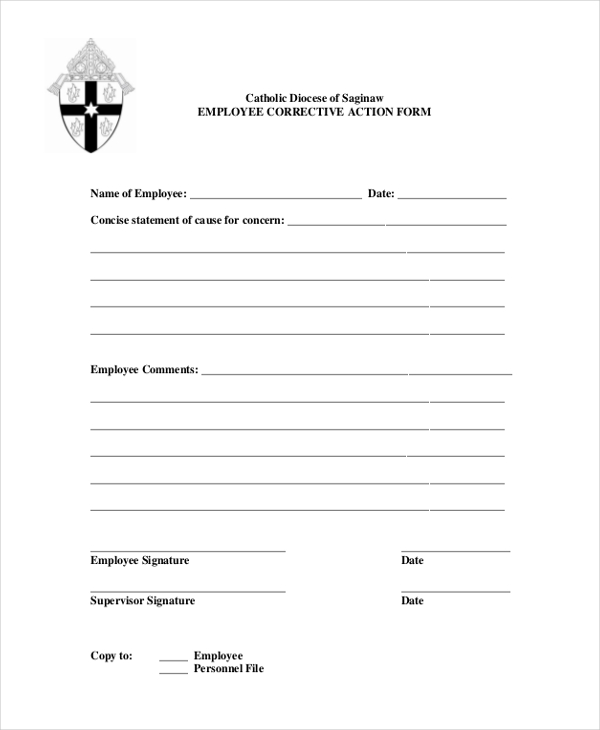 FREE 8+Sample Corrective Action Forms in MS Word | PDF