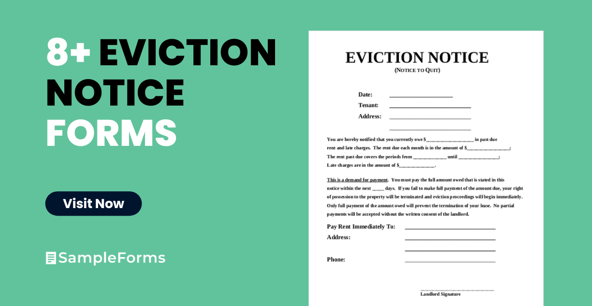eviction notice forms