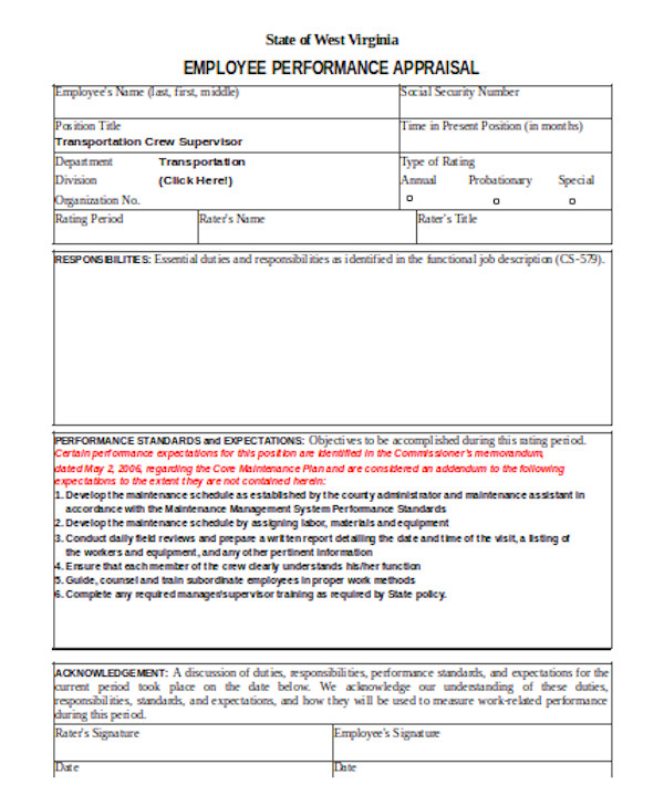 free-12-sample-self-appraisal-forms-in-pdf-ms-word-excel