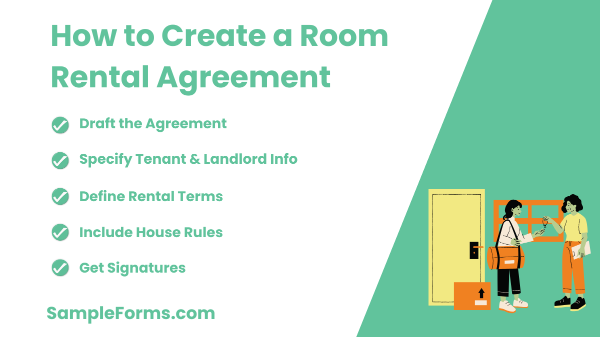 how to create a room rental agreement