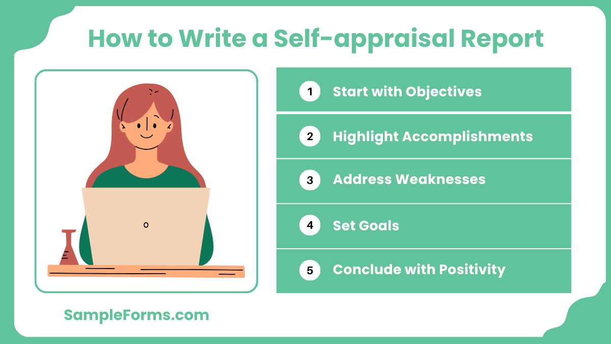 how to write a self appraisal report