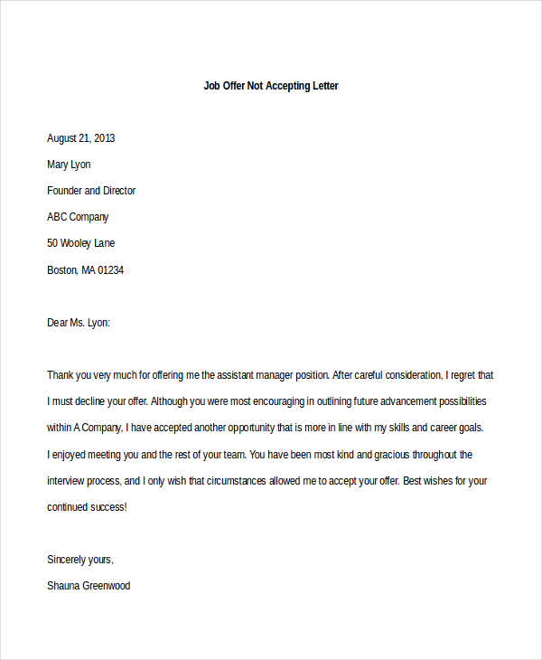 sample-regret-letter-for-not-accepting-the-job-offer-food-ideas