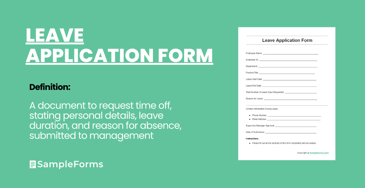 leave application form fi