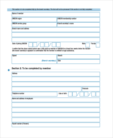 legal agreement form