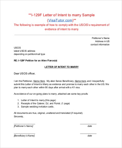 FREE 8+ Sample Letter of Intent Format in PDF | MS Word