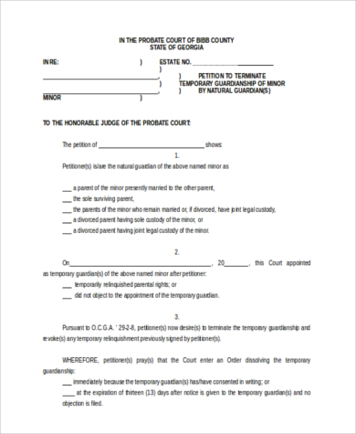 Sample Temporary Custody Letter from images.sampleforms.com