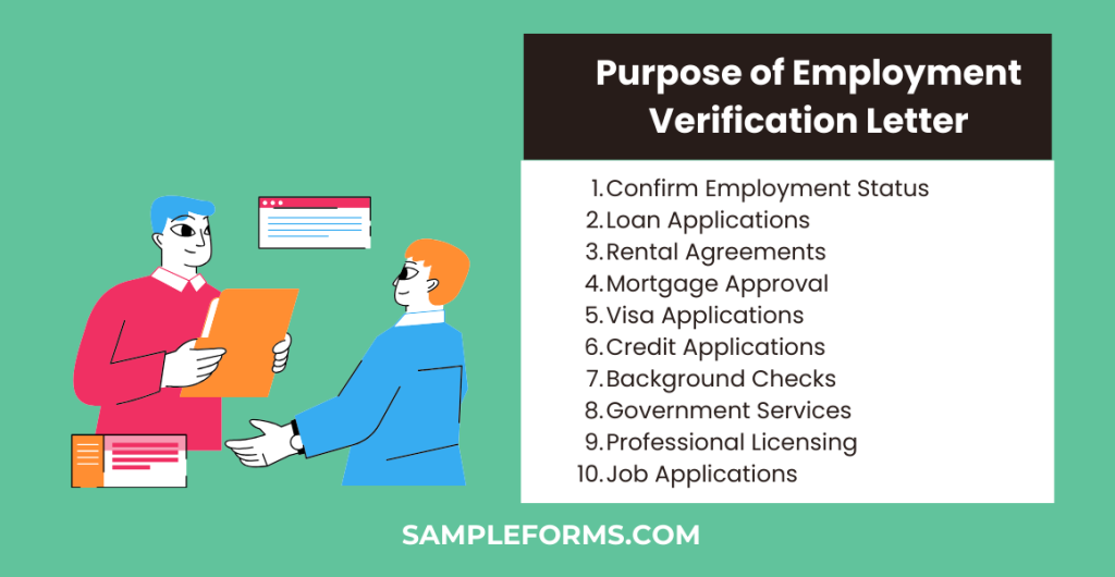 purpose of employment verification letter 1024x530