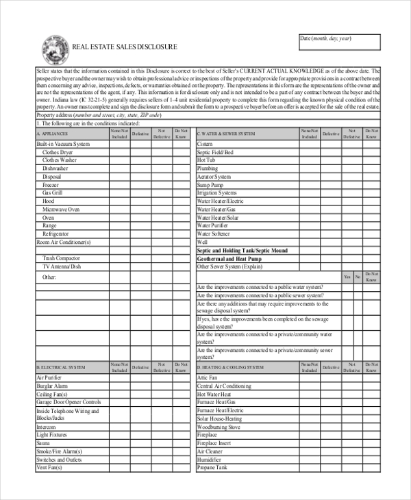 FREE 11+ Sample Real Estate Forms in PDF MS Word