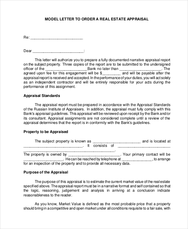 FREE 9+ Sample Appraisal Review Forms in PDF MS Word