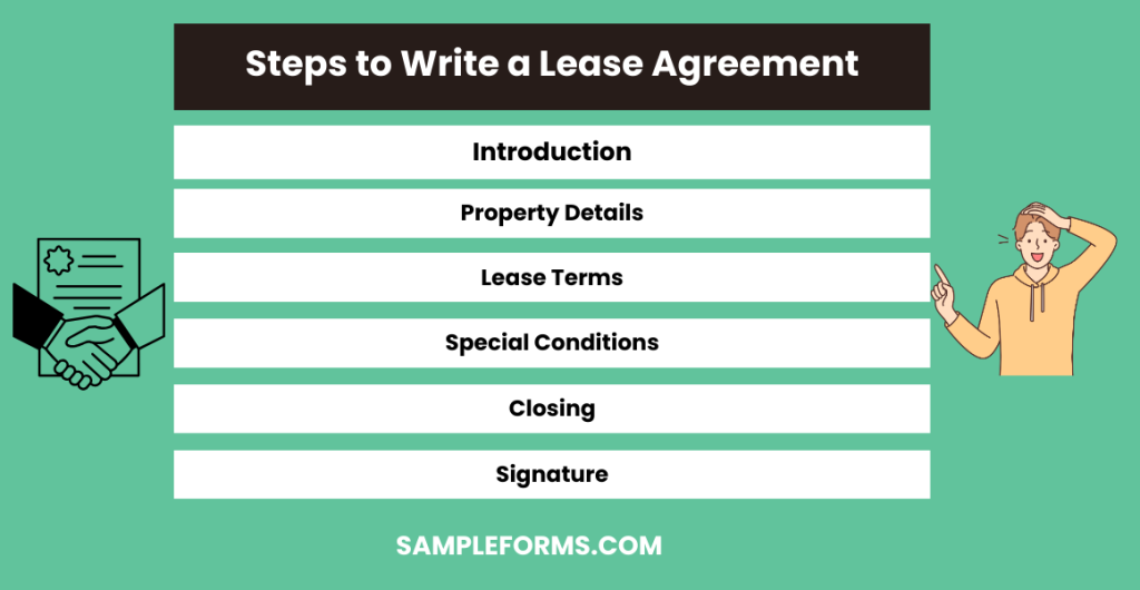 steps to write a lease agreement 1024x530