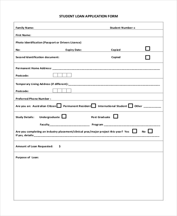 student loan application form1