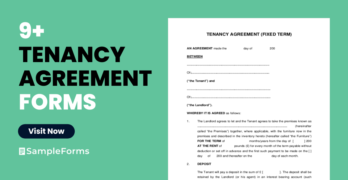 tenancy agreements form