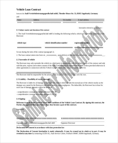 SN 1214 Security Agreement, Vehicle Loans Only (OR)