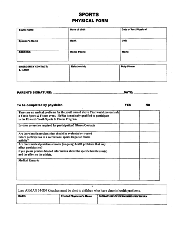 Printable Physical Forms