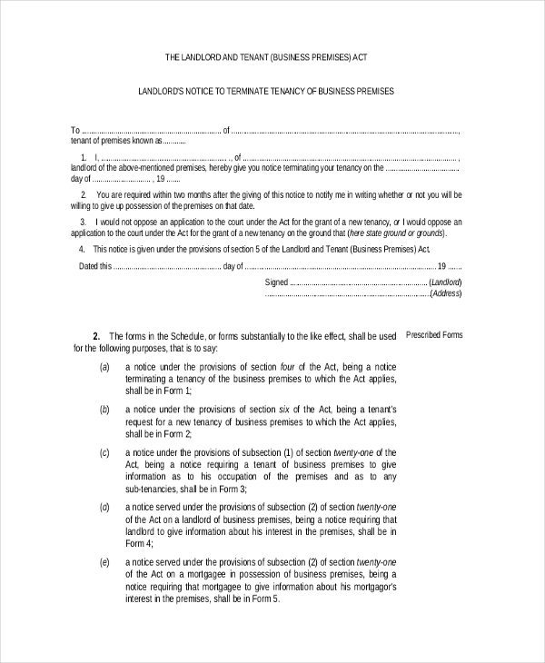 landlord tenancy agreement form