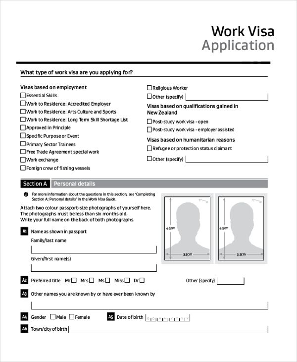 Sample Job Application For Employment New Sample M