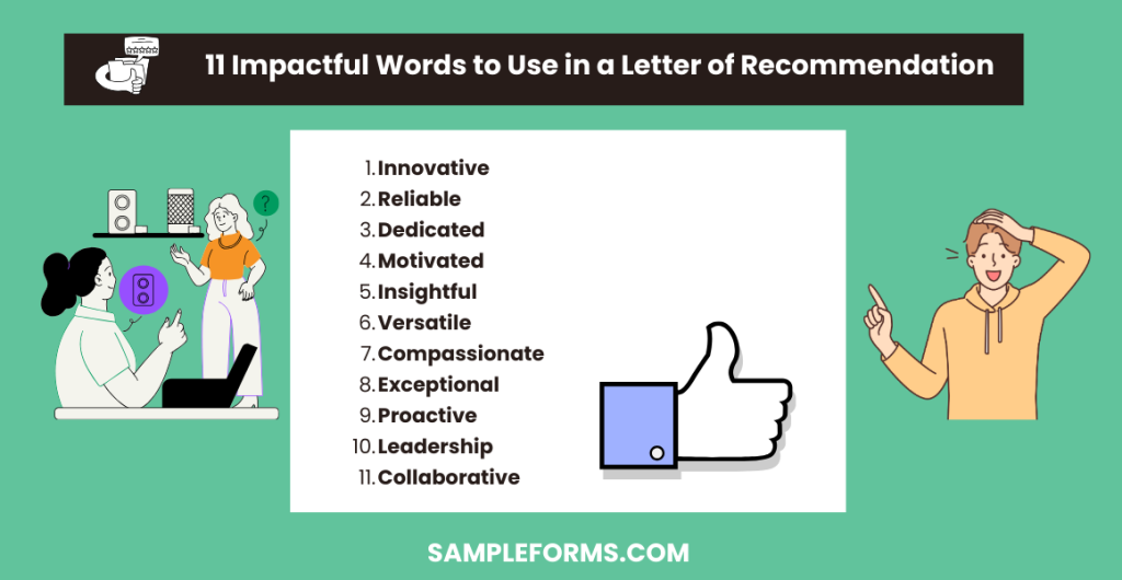 11 impactful words to use in a letter of recommendation 1024x530