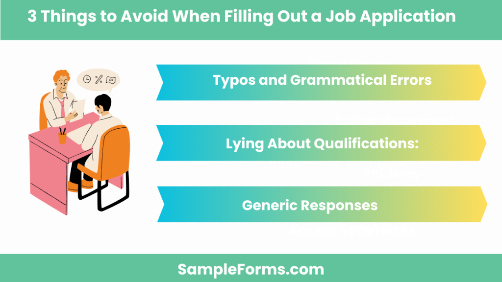 3 things to avoid when filling out a job application 1024x576