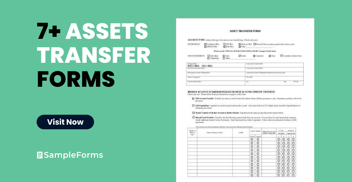 assets transfer form