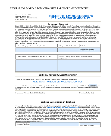 automatic payroll deduction form1