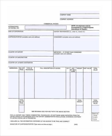 blank business invoice form1