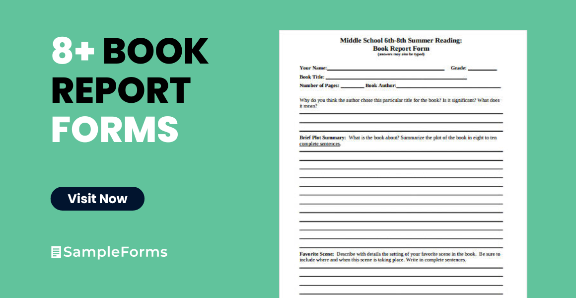 book report form