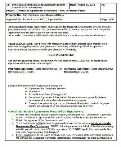 business consultant agreement form1