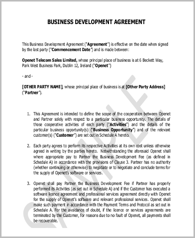 business development contract1