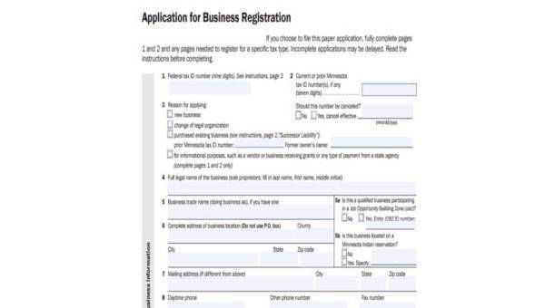 business form samples