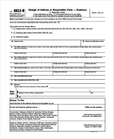 business legal form example