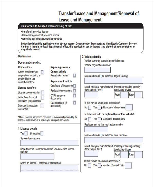 FREE 8+ Car Lease Agreement Samples in MS Word PDF