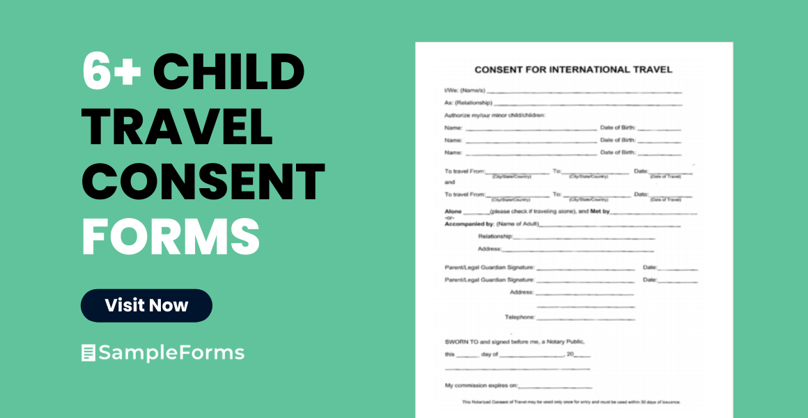 child travel consent forms