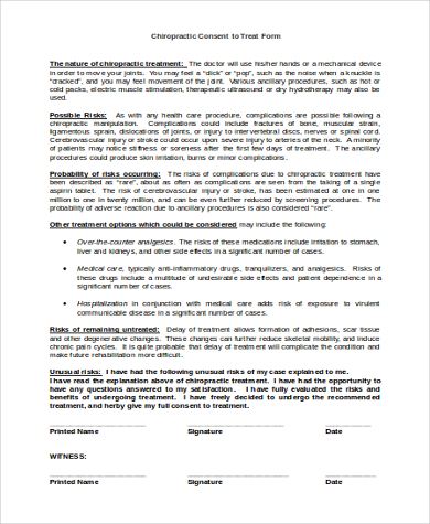 FREE 7+ Sample Consent to Treat Forms in PDF | MS Word