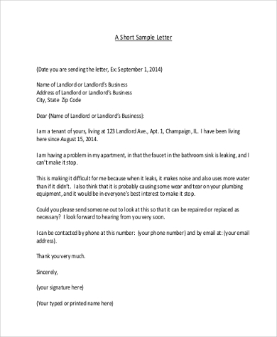 complaint letter to landlord1