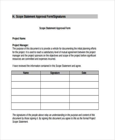 construction project scope statement1