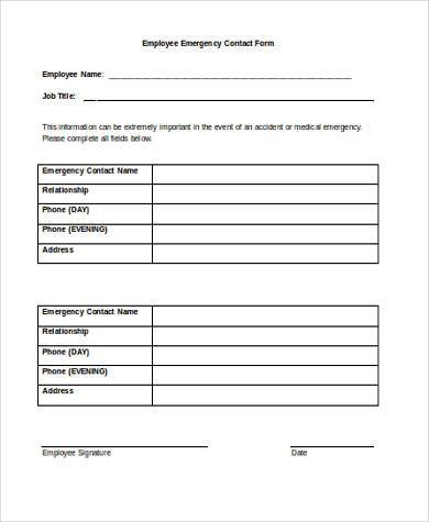 employee emergency contact form2