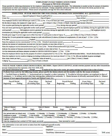 employee wage verification form1