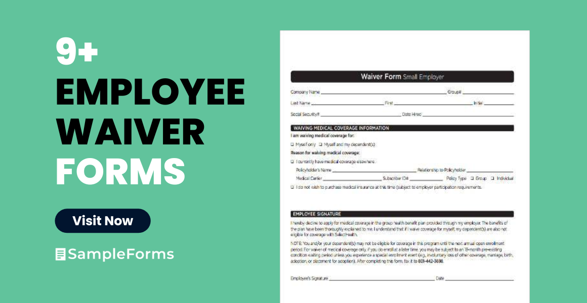 employee waiver form